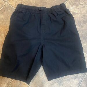 wonder nation Black Elastic-Waist Kids Shorts